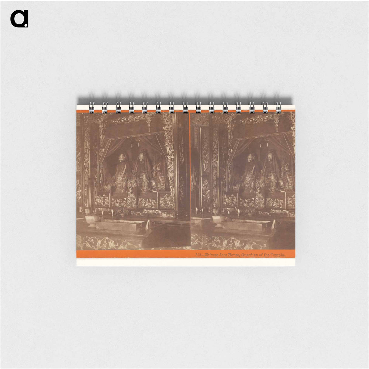 アートメモ帳-Chinese Joss House, Guardian of the Temple
 - エドワード マイブリッジ Memo.