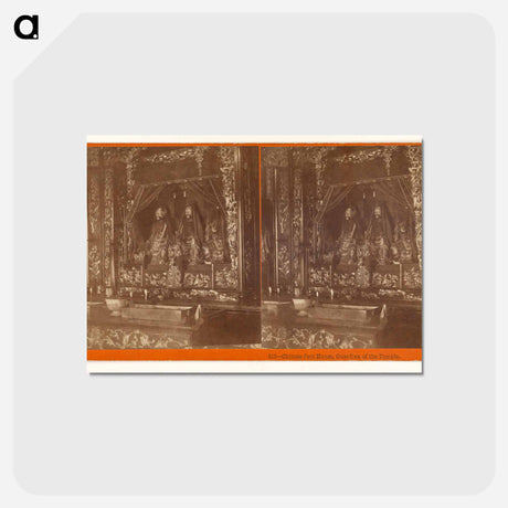 アートポストカード-Chinese Joss House, Guardian of the Temple
 - エドワード マイブリッジ Postcard.