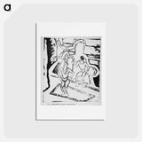 アートポストカード-Acrobats - エルンスト ルートヴィヒ キルヒナー Postcard.