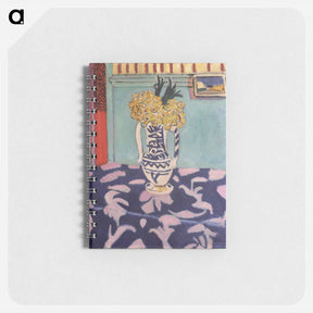 アートメモ帳-Les Coucous, Tapis Bleu Et Rose - アンリ マティス Memo.