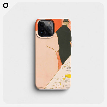 Un Moniseur et une Dame, Program pour L'Argent - アンリ ド トゥールーズ ロートレック Phone Case.