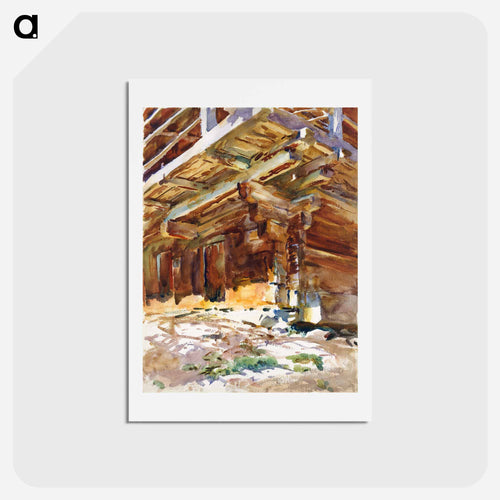 Abriès - ジョン シンガー サージェント Postcard.