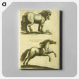 アートパネル-Herd Horses
 - 国立医学図書館 Canvas.