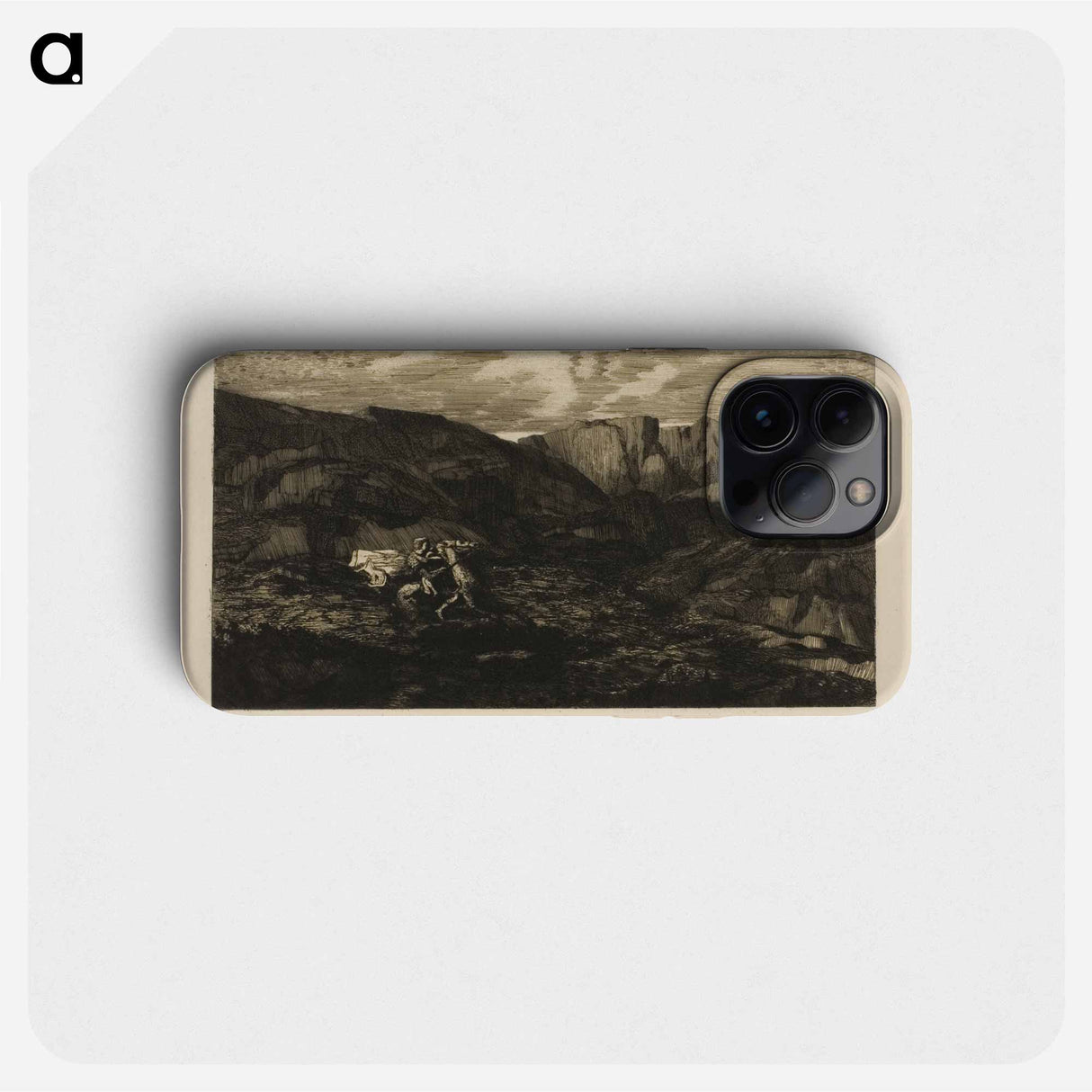 Fear - Odilon Redon Phone Case.