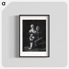 アートポスター-Sketch for In Grandmother's Time - トーマス エイキンズ Poster.