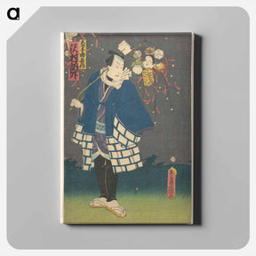アートパネル-Utagawa Kunisada Print
 - 歌川 国貞 Canvas.