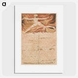 アートポスター-The First Book of Urizen, Plate 5, "Chap: 1...." - ウィリアム ブレイク Poster.