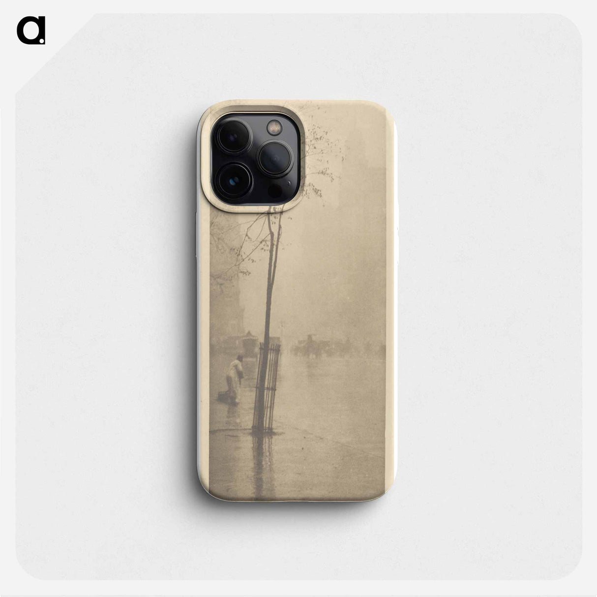 Spring Showers - The Street-Cleaner - アルフレッド スティーグリッツ Phone Case.