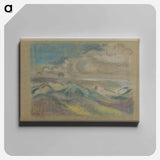 Hilly landscape - アーノルド ピーター ワイズ クビンチャン Canvas.