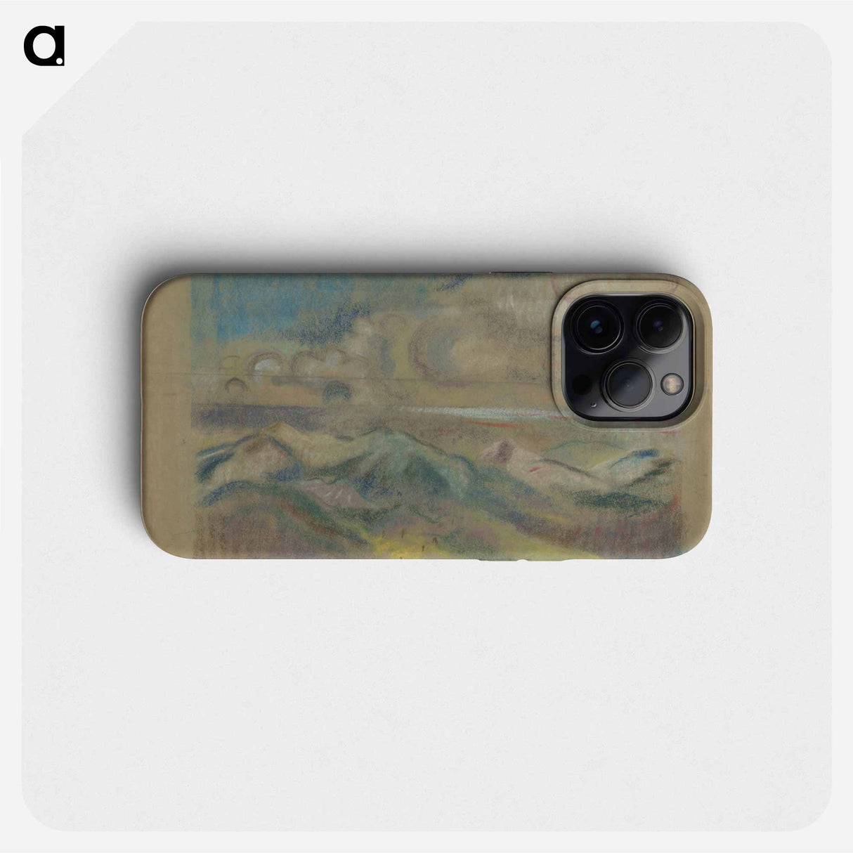 Hilly landscape - アーノルド ピーター ワイズ クビンチャン Phone Case.