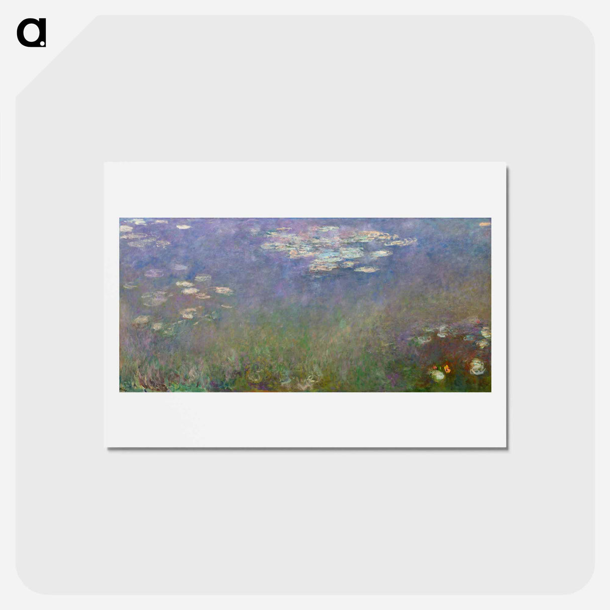 Water Lilies - クロード モネ Postcard.