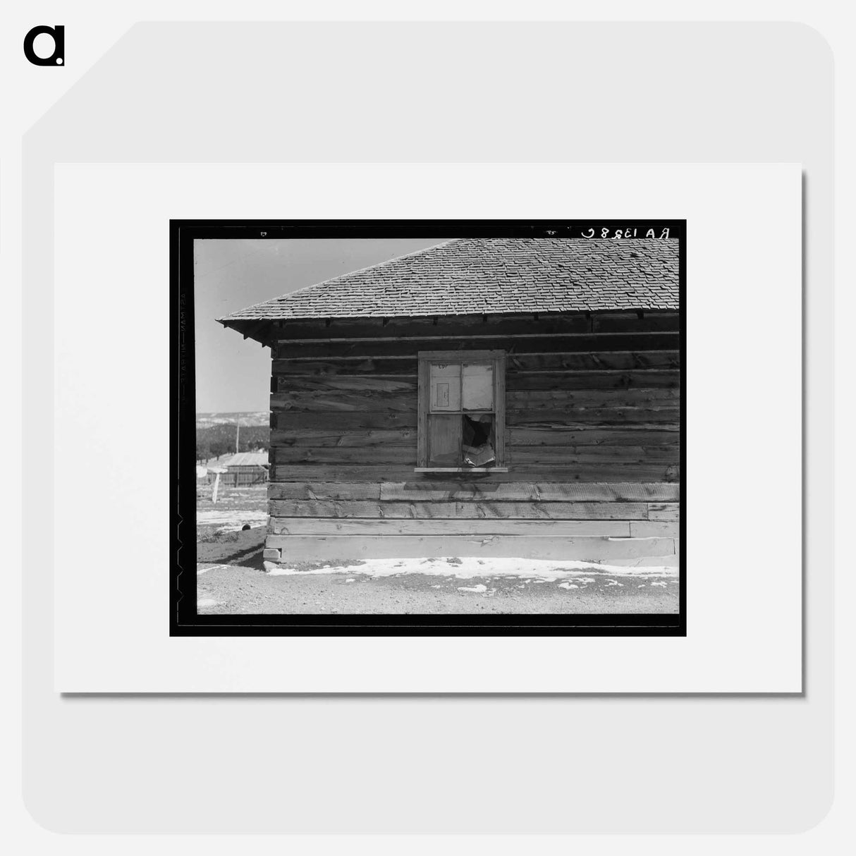 Occupied House, Widtsoe, Utah - Dorothea Lange Poster.