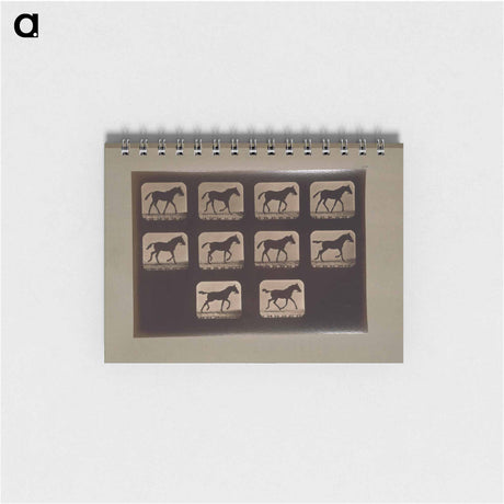 アートメモ帳-Trotting Horses
 - エドワード マイブリッジ Memo.
