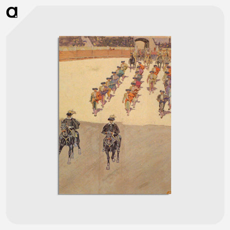 アートポストカード-The grand entrance - エドワード ペンフィールド Postcard.