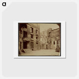 アートポストカード-Courtyard with Cage
 - ウジェーヌ アジェ Postcard.