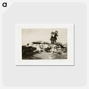 アートポストカード-Haudata ja vaieta - フランシスコ デ ゴヤ Postcard.