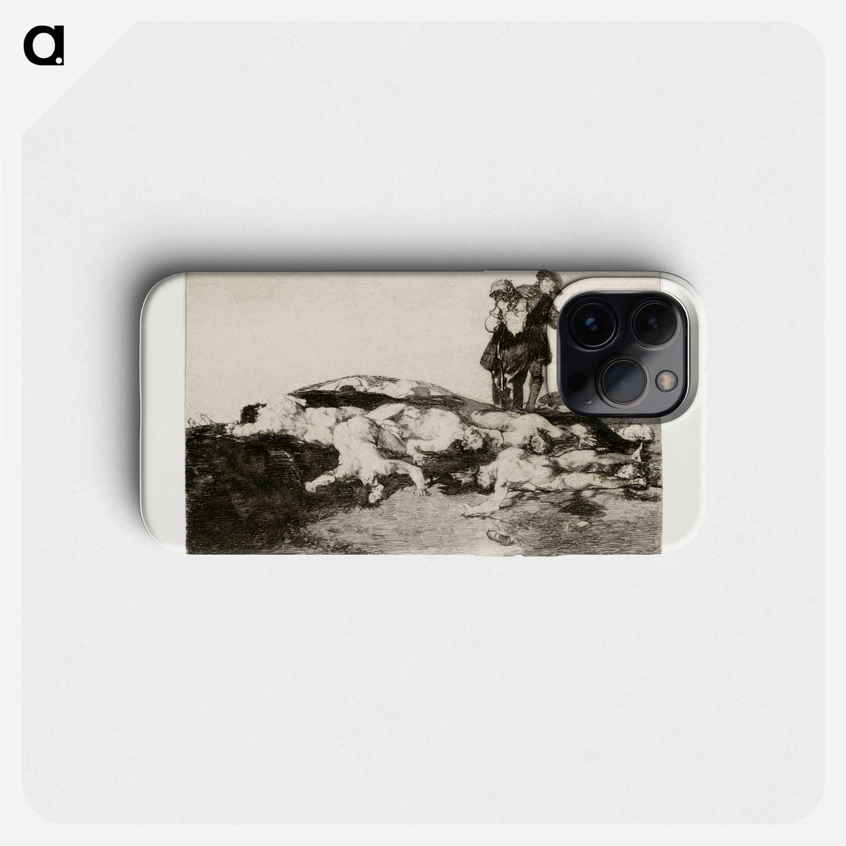 Haudata ja vaieta - Francisco de Goya Phone Case.