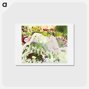 アートポストカード-The Lying Nude - アンリ マティス Postcard.