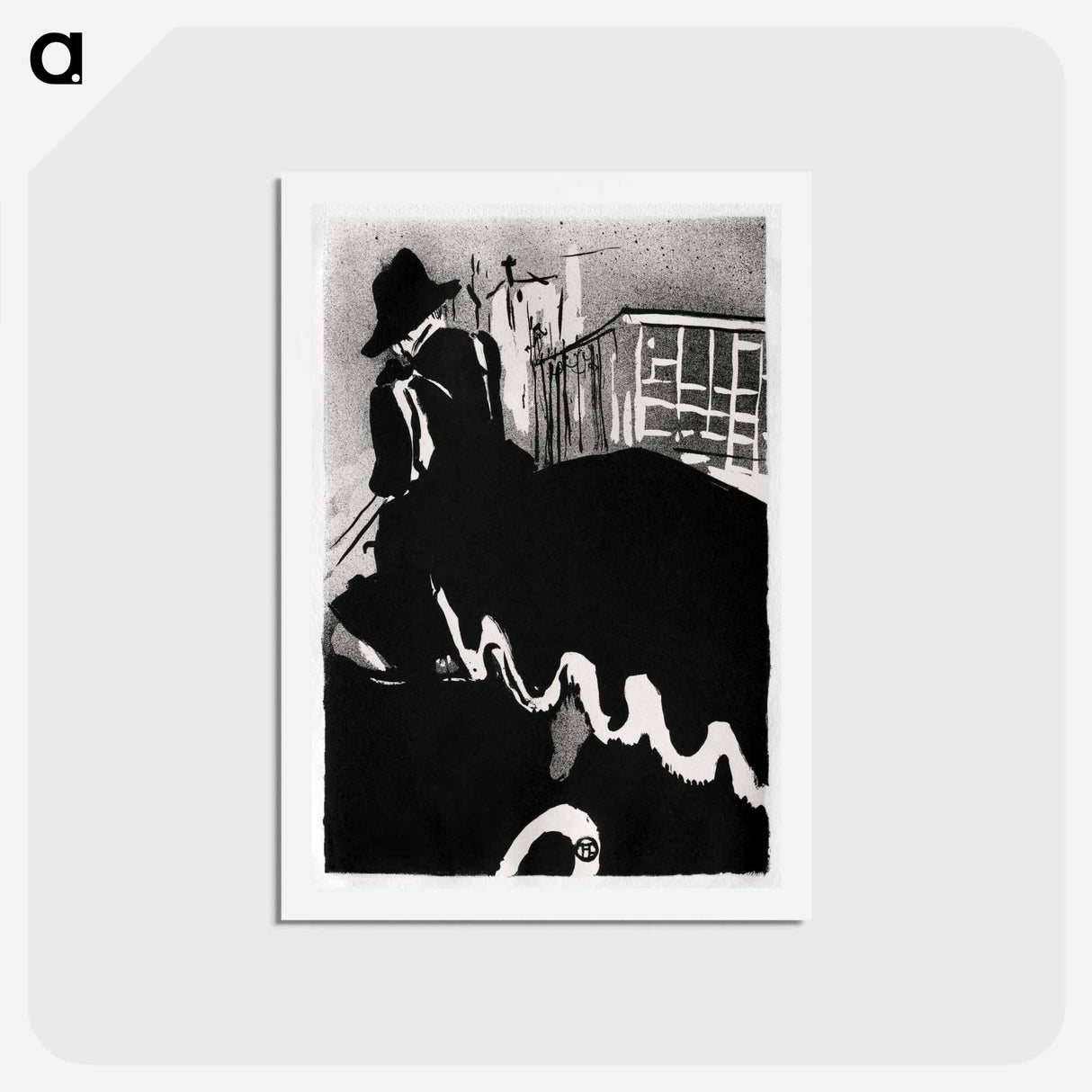 アートポストカード-Ultime Ballade - アンリ ド トゥールーズ ロートレック Postcard.