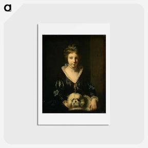アートポストカード-Miss Beatrix Lister - ジョシュア レノルズ Postcard.
