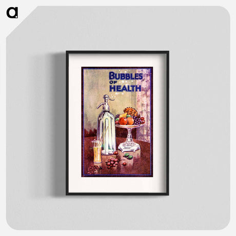 アートポスター-Bubbles of Health
 - 国立医学図書館 Poster.