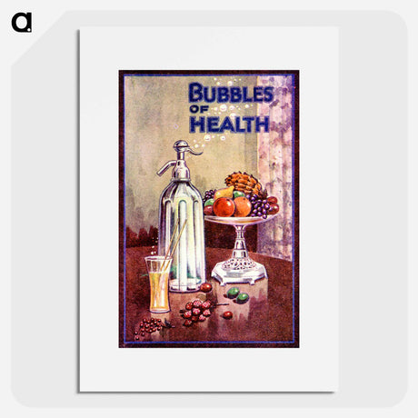 アートポスター-Bubbles of Health
 - 国立医学図書館 Poster.