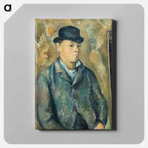 アートパネル-The Artist's Son, Paul - ポール セザンヌ Canvas.