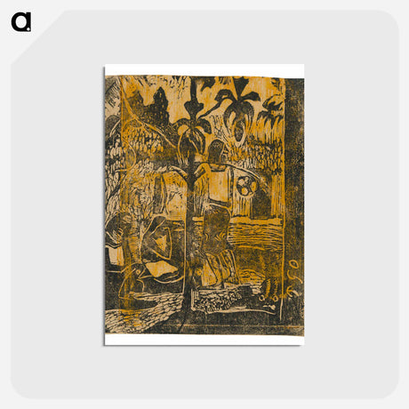 アートポストカード-Noa noa - ポール ゴーギャン Postcard.