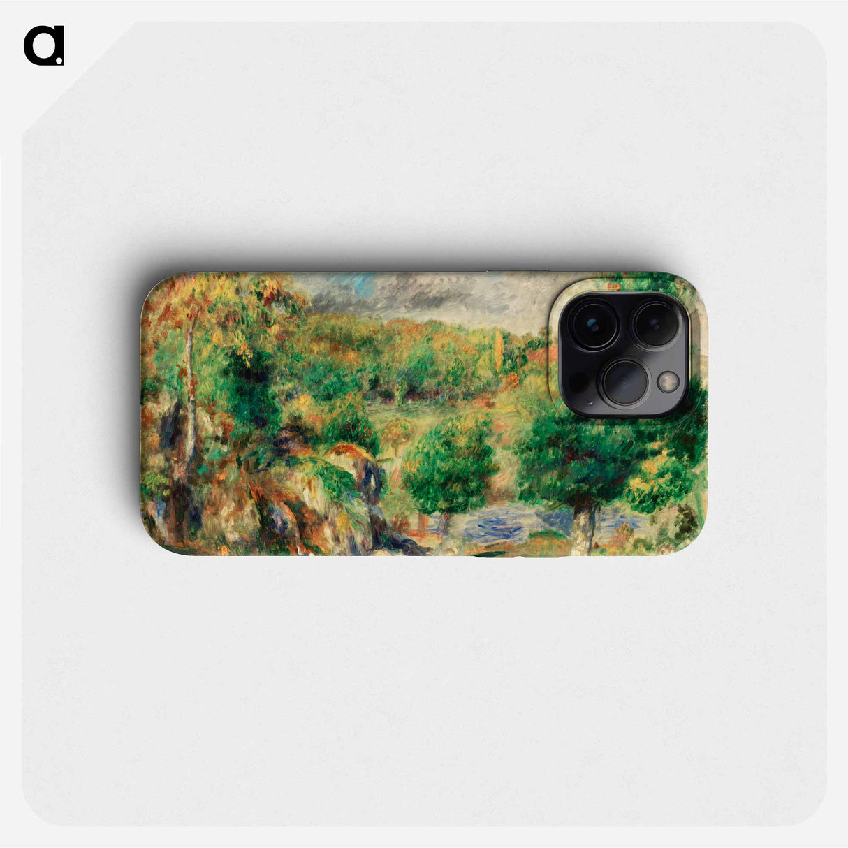 Chestnut Trees, Pont-Aven - ピエール オーギュスト ルノワール Phone Case.