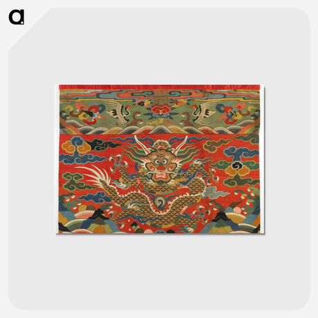 アートポストカード-Dragon Amidst Clouds and Waves
 - セントルイス美術館 Postcard.