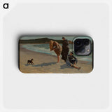 Eagle Head, Manchester, Massachusetts (High Tide) - Winslow Homer Phone Case.