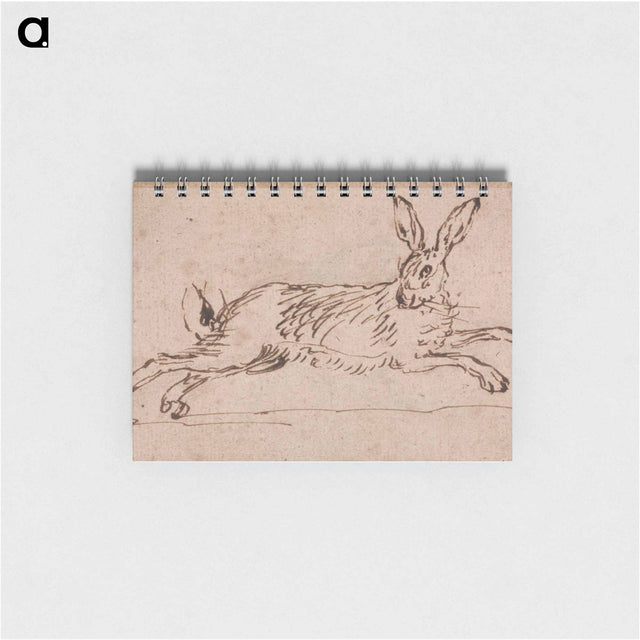 アートメモ帳-A Hare Running, with Ears Pricked
 - イェール大学アートギャラリー Memo.