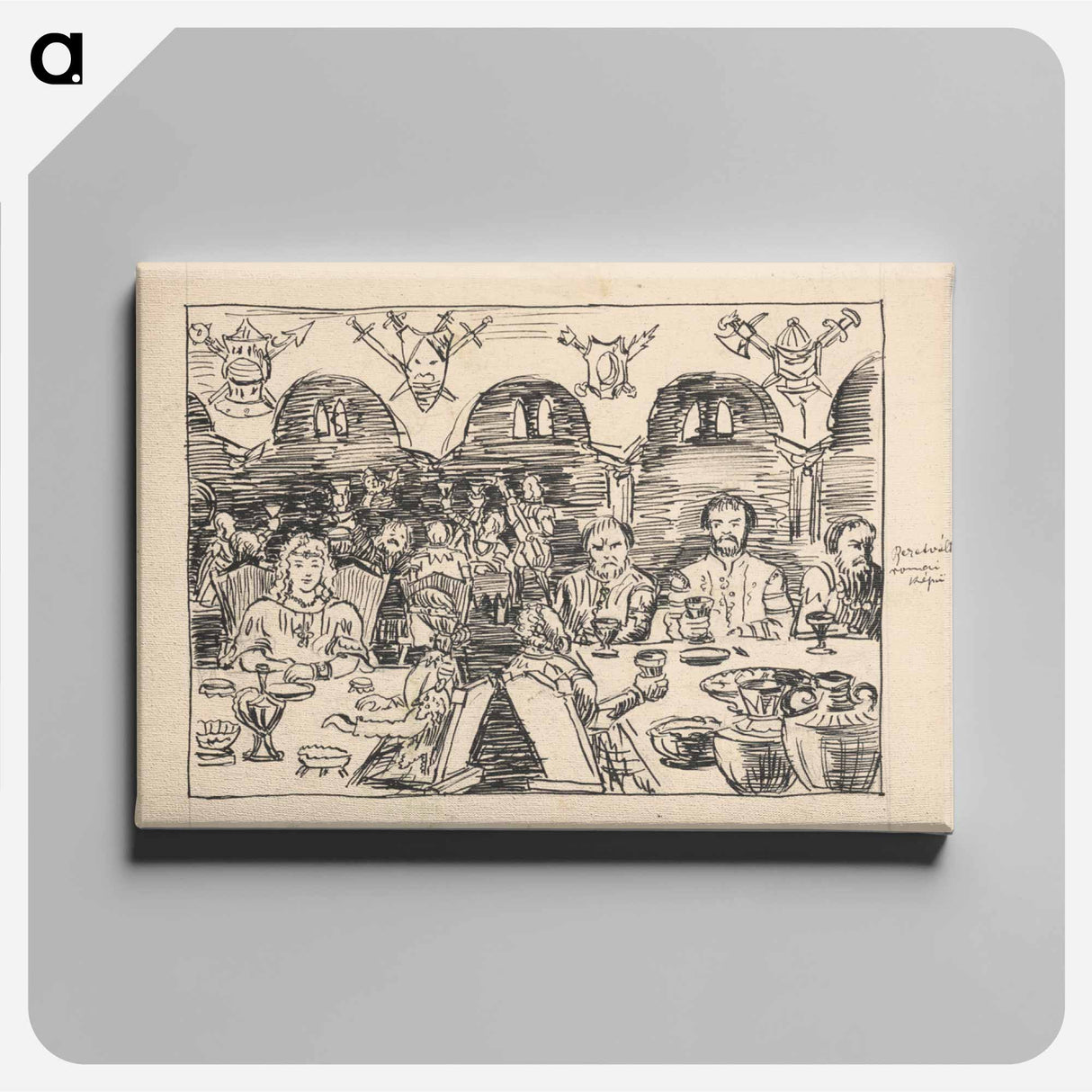 Fairy tale illustration - アーノルド ピーター ワイズ クビンチャン Canvas.