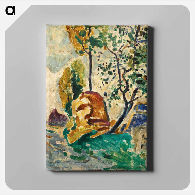 アートパネル-Tree and Rock
 - バーンズ・コレクション Canvas.