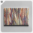 アートパネル-Remixed Glitch Pattern
 - 大英図書館 Canvas.