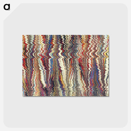 アートポストカード-Remixed Glitch Pattern
 - 大英図書館 Postcard.