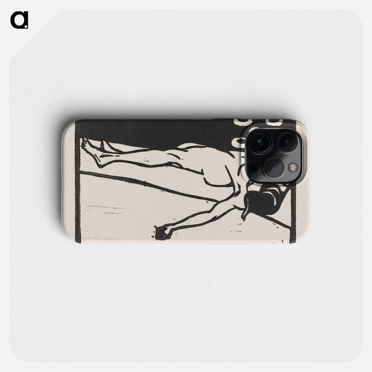 Reclining Nude - エルンスト ルートヴィヒ キルヒナー Phone Case.