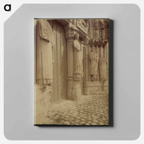 アートパネル-Longpont, Eglise XV siècle
 - ウジェーヌ アジェ Canvas.