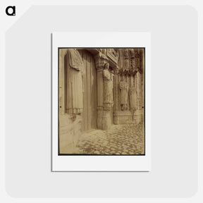 アートポストカード-Longpont, Eglise XV siècle
 - ウジェーヌ アジェ Postcard.