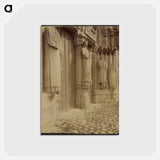 アートポストカード-Longpont, Eglise XV siècle
 - ウジェーヌ アジェ Postcard.