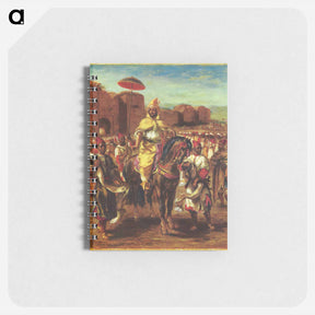アートメモ帳-Portrait of the Sultan of Morocco - ウジェーヌ ドラクロワ Memo.