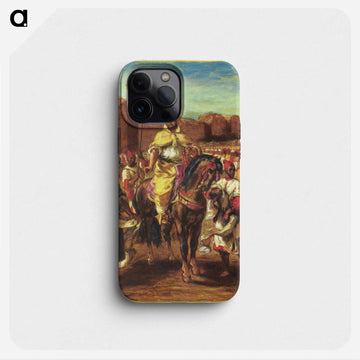 Portrait of the Sultan of Morocco - ウジェーヌ ドラクロワ Phone Case.