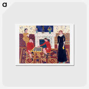 アートポストカード-Painter's Family - アンリ マティス Postcard.