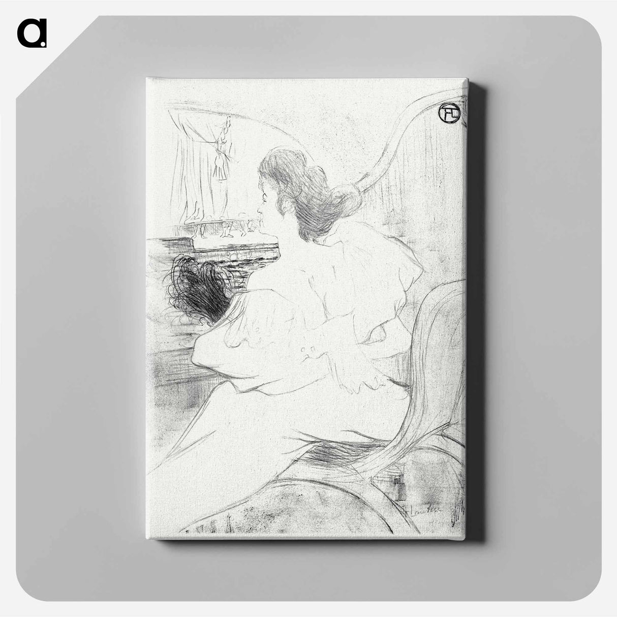 アートパネル-L’Estampe originale - アンリ ド トゥールーズ ロートレック Canvas.
