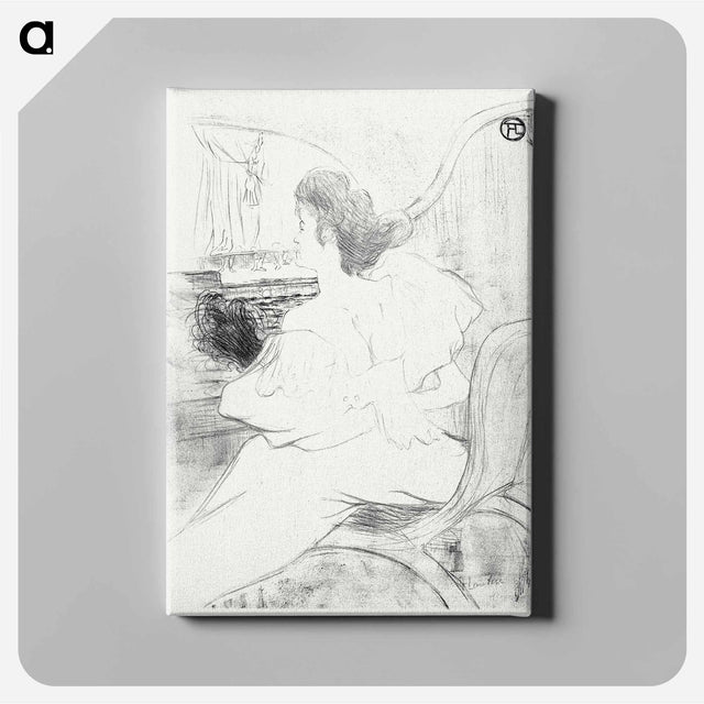 アートパネル-L’Estampe originale - アンリ ド トゥールーズ ロートレック Canvas.