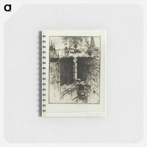 アートメモ帳-The Guard Gate, Gatun Lock, Panama
 - ジョセフ ペネル Memo.