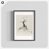 Centaur Aiming at the Clouds - オディロン ルドン Poster.