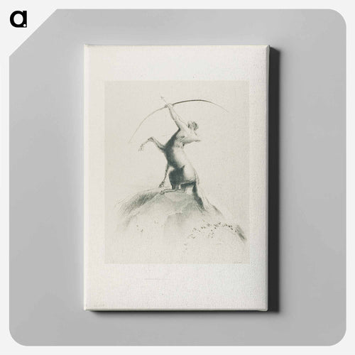 Centaur Aiming at the Clouds - オディロン ルドン Canvas.