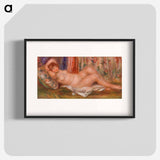 Nude Woman Reclining - Pierre-Auguste Renoir Poster.