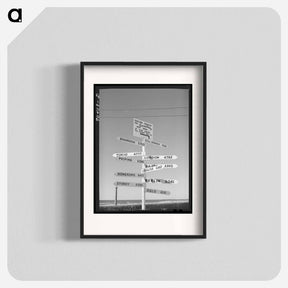 アートポスター-Sign. Seaside, Oregon
 - ラッセル リー Poster.